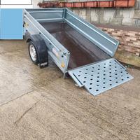 CARRELLO RIMORCHIO PER AUTO CON TARGA PROPRIA