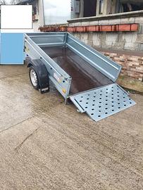 CARRELLO RIMORCHIO PER AUTO CON TARGA PROPRIA