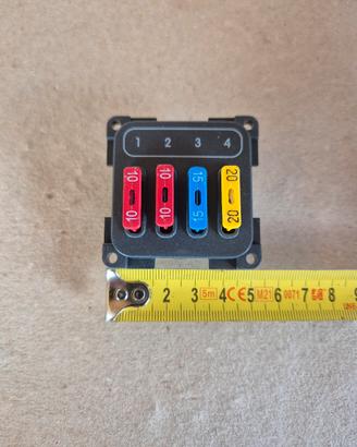 modulo portafusibili 12v