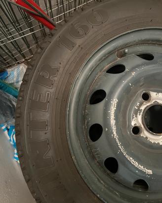 Gomme x panda pirelli m+s su cerchio opel b