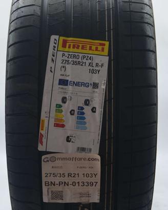 2 Pneumatici 275/35 R21 Pirelli P - Zero * Pz4