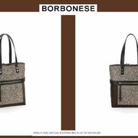 Borsa donna BORBONESE nuova, SHOPPING BAG MEDIA