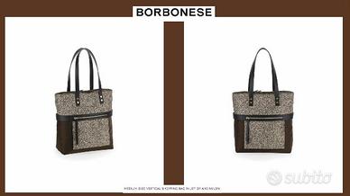 Borsa donna BORBONESE nuova, SHOPPING BAG MEDIA
