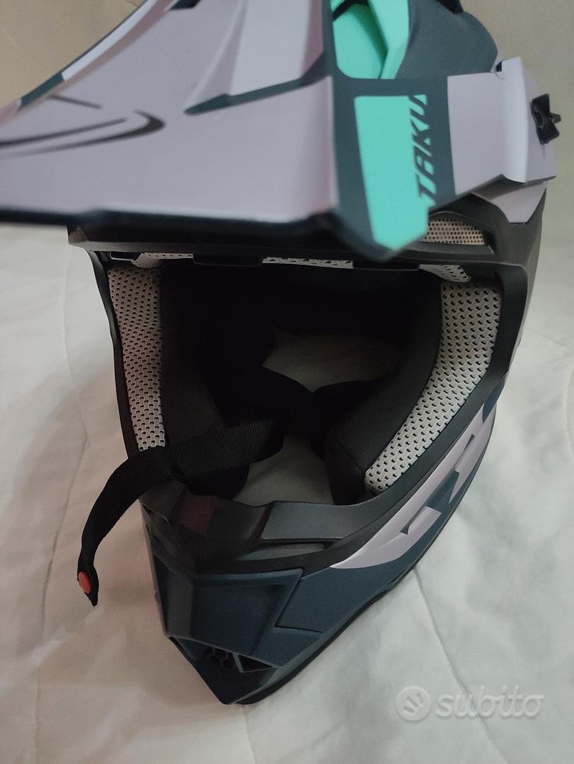 Casco cross Vemar VH Taku Blade bianco