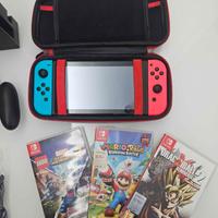 Nintendo Switch + giochi + accessori (NO SCATOLA)