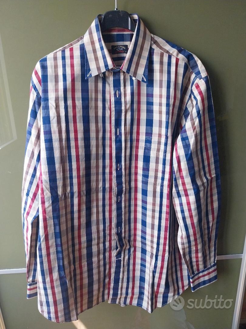 Maniche Corte Shein Maglietta A Quadri Camicia Maniche Lunghe A