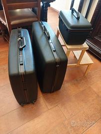 SAMSONITE TRIS DI VALIGIE NERE RIGIDE 