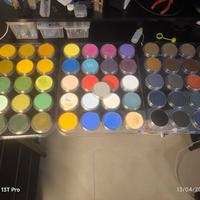 panpastel e pastelli Rembrandt +vari album e libri