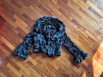 Giubbino in pelliccia di coniglio