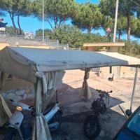 gazebo con teli laterali x chiudere 