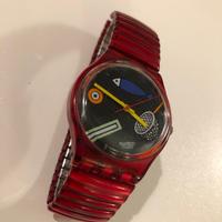 SWATCH Orologio Cinturino Rosso