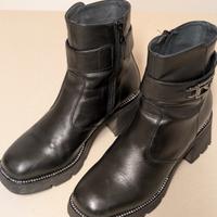 Stivaletti NeroGiardini Pelle Nera 39 - Ottimi