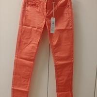 Stefanel - Pantaloni taglio dritto rosa tg 36