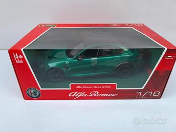 Alfa Romeo Giulia GTAM Green 2020 1:18 Bburago