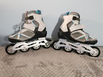 Pattini misura 38 Oxelo Decathlon ruote 80 mm + bo