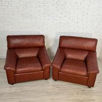 Poltrone in pelle anni '70