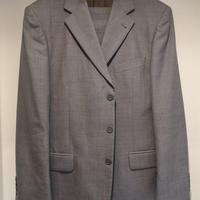 Abito grigio tre bottoni in lana merino frescolana