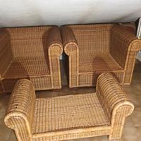 Poltrone in rattan