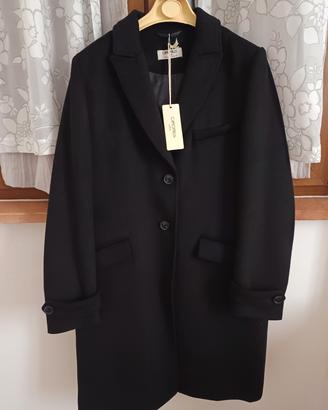 Cappotto nero lana Camomilla tg.46
