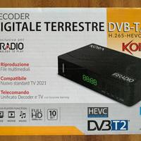 Decoder digitale terrestre kora/irradio