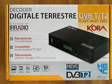 Decoder digitale terrestre kora/irradio