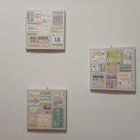 Set 3 quadri decorativi a tema viaggi – città del