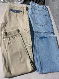 Jeans vari modelli e colori e taglie