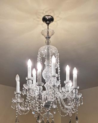 Lampadario di cristallo di Boemia