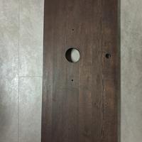 Top in legno di rovere  x lavandino bagno