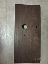 Top in legno di rovere  x lavandino bagno