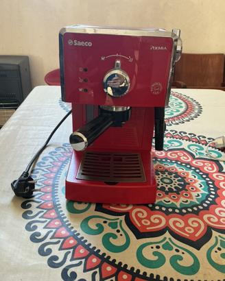 Macchina da caffè Saeco Poemia rossa – Espresso
