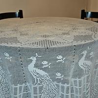 Lavori della nonna fatti a mano all'uncinetto 