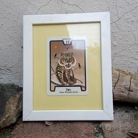 6 piccoli quadri carte figurate annabella 1985