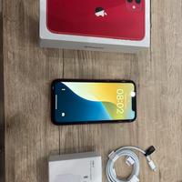 iPhone 11 128 gb rosso  - batteria 100%