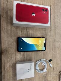iPhone 11 128 gb rosso  - batteria 100%
