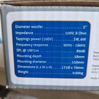  5 altoparlanti da incasso 