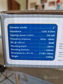  5 altoparlanti da incasso 