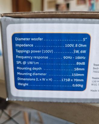  5 altoparlanti da incasso 