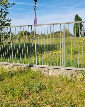 cancello scorrevole zincato cm 460 x 163h