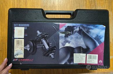Set manubri componibili Carnielli, nuovi