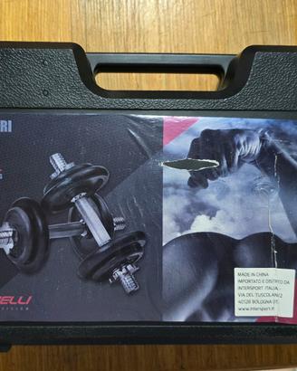 Set manubri componibili Carnielli, nuovi