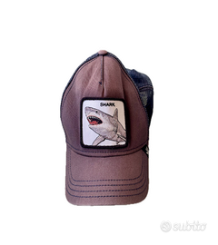 Cappellino Goorin Bros. blu con patch “Shark”