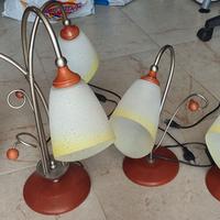 Tris Lampade stanza da letto