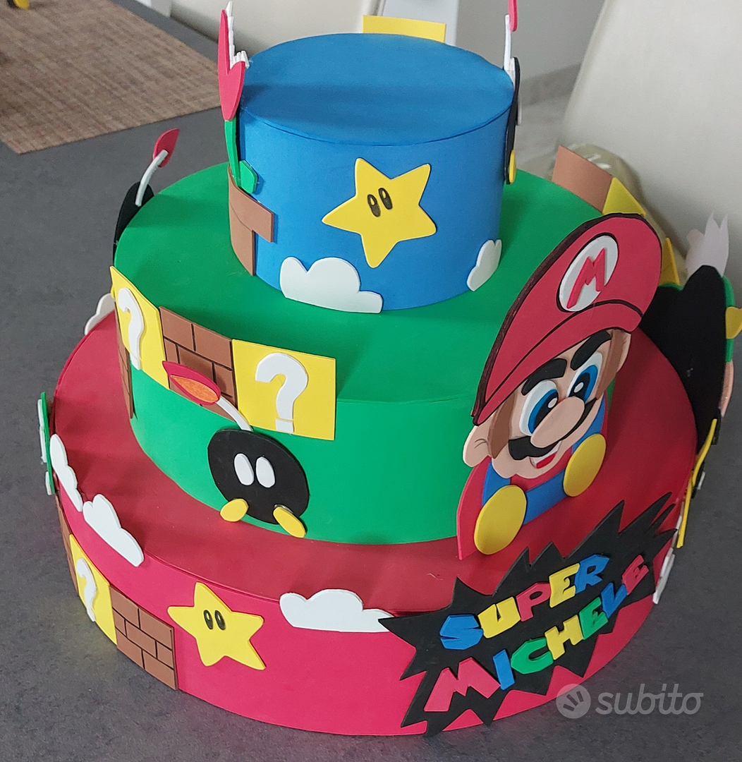 Torta di compleanno super Mario - Tutto per i bambini In vendita a Roma