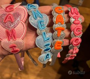 Cerchietti personaliz bambina