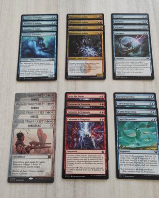 Mazzo carte Magic BLU ROSSO ELEMENTALI & SPELLS