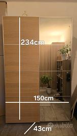 Armadio Ikea con specchio