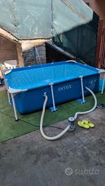 Piscina Intex 220x150x60h con filtro Krystal Clear