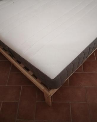 letto ikea e materasso ikea matrimoniale 