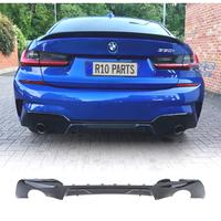 DIFFUSORE BMW G20 G21 18- LOOK M-TECH NERO LUCIDO